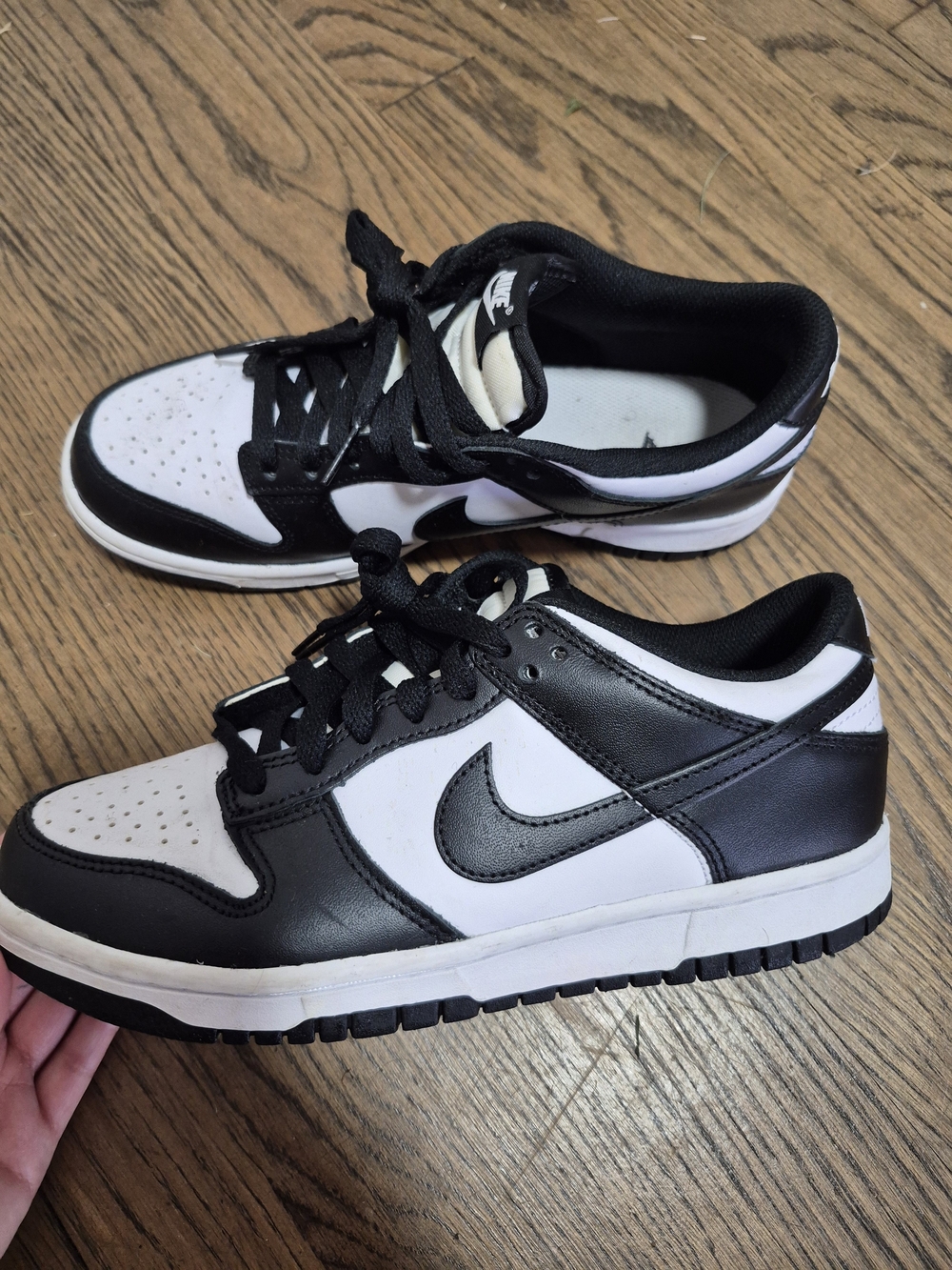 Nike Men’s Black and White Low-Top Sneakers